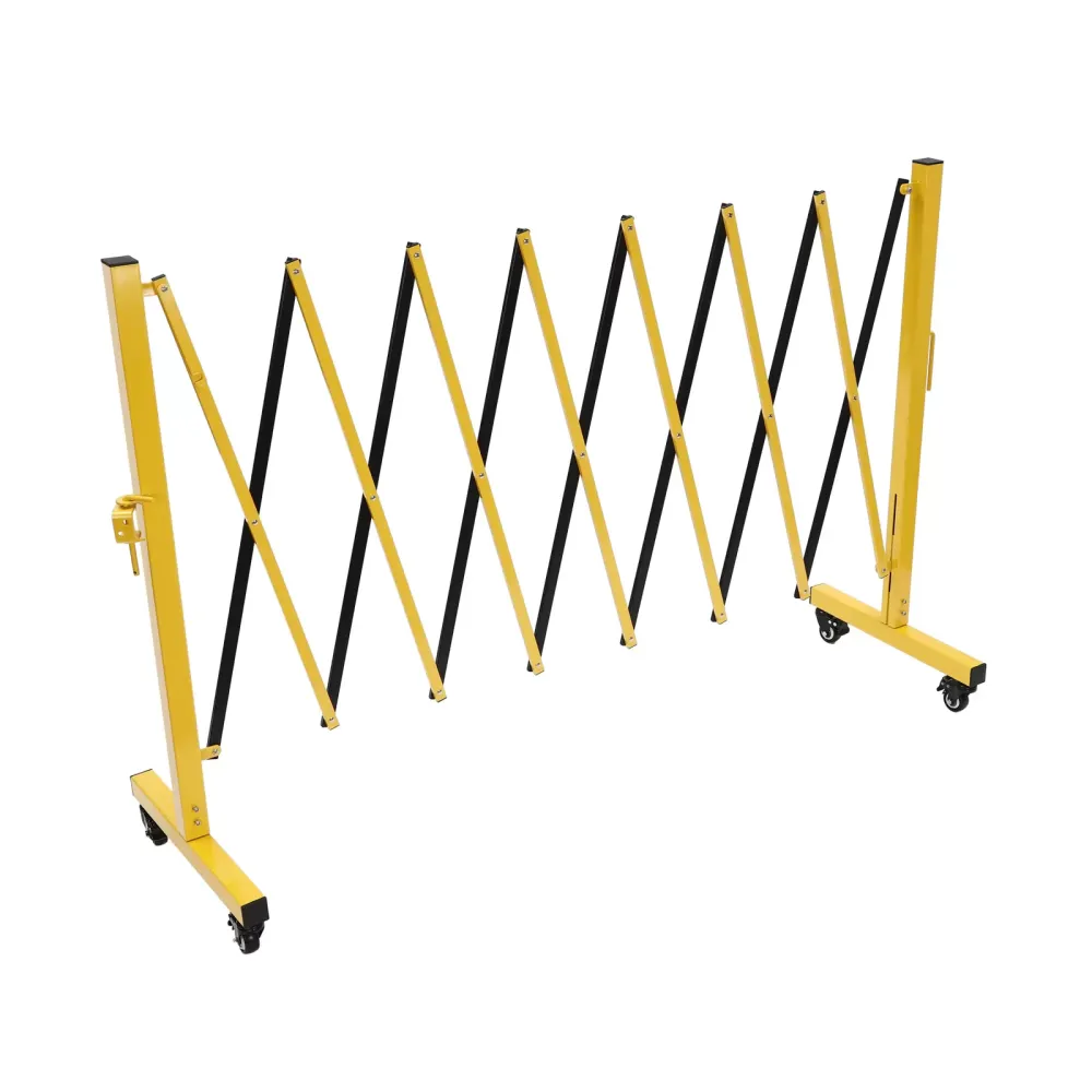 3.5m Expandable Fence Driveway Gate Portable Barricade Driveway Security Barrier